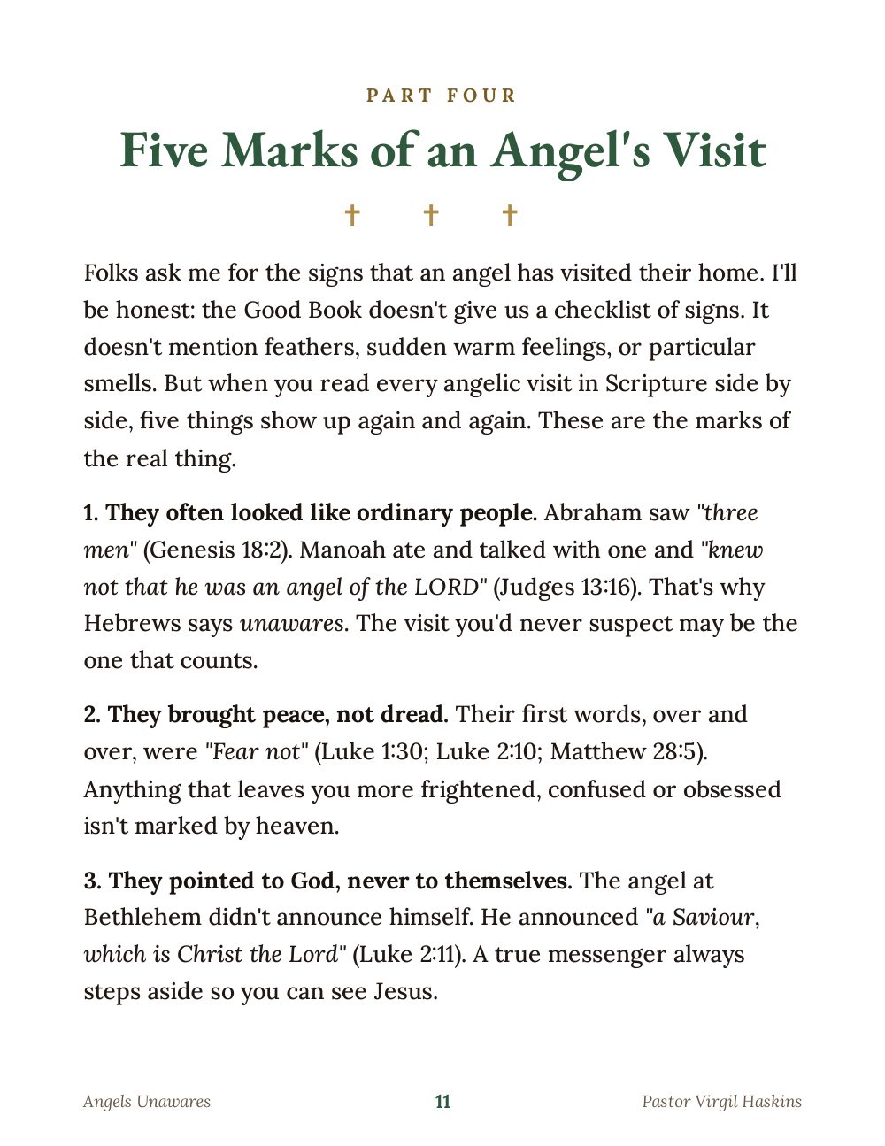 Five marks page